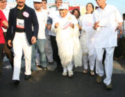 A man cn be old at 19 n young at 90. Dada participated at Peace Run in under 19 category - Age is a state of the mind.
