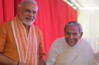 Narendra Modi & Rev. Dada J.P. Vaswani